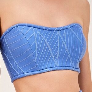 NWT Alexis strapless top